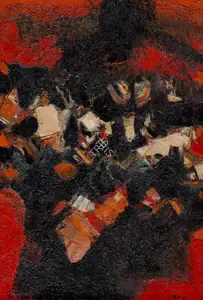 Raza, S.H. (Artist). Moulin (Wind-Mill), 1960 | Painting