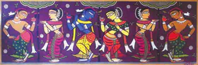 Roy, Jamini (Artist). Radha Krishna, n.d. | Painting