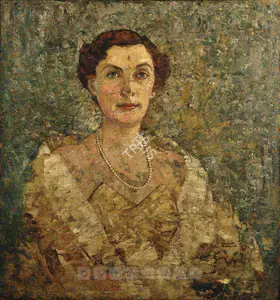 Santhanaraj, A.P. (Artist). Portrait, 1954 | Painting