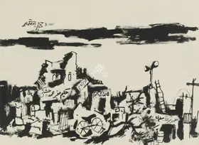 Husain, M.F. (Artist). Untitled, 1965 | Painting