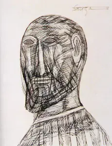 Souza, F.N. (Artist). Untitled, n.d. | Drawing