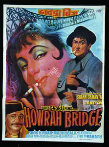 Samanta, Shakti (Producer), Howrah Bridge, 1958 | Full Sheet Poster