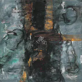 Iranna, G.R. (Artist). Collision, 1995 | Painting