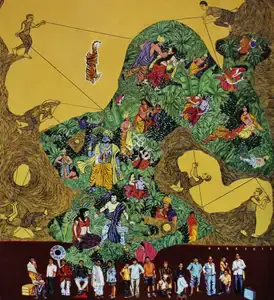 Guha, Nabanita (Artist). The Vulnerable, 2012 | Painting