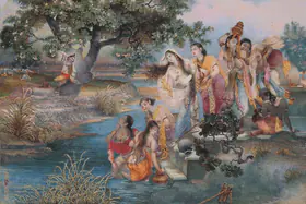 Bagchi, Radha (Artist). Radha Purva Rag, 1962 | Painting