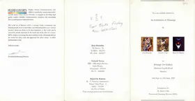 An Exhibition of Paintings by Jiten Hazarika, Santosh Verma and Rajesh K. Baderia, 2000 | Group Exhibition Invitation | 00858786