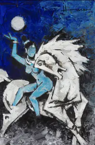 Husain, M.F. (Artist). Untitled, n.d. | Painting