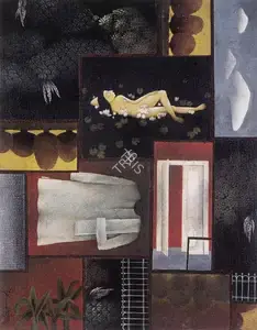 Dasgupta, Dharmanarayan (Artist). Sequences, 1983 | Painting