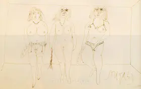Souza, F.N. (Artist). Untitled, 1963 | Drawing