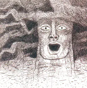 Pyne, Ganesh (Artist). The Call, n.d. | Drawing