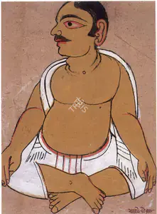 Roy, Jamini (Artist). Man in Kurta, n.d. | Painting