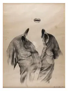 Bhattacharjee, Bikash (Artist). Impression - 80 No VIII, 1980 | Painting