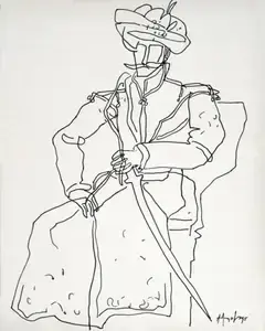 Adimoolam, K.M. (Artist). Untitled, 1995 | Drawing