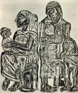 Basu, Suranjan (Artist). Untitled, 1980s | Painting