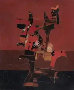 Pasricha, R.N. (Artist). Untitled, n.d. | Collage