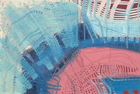 Makhijani, Sheila (Artist). Whups!, 2006 | Painting