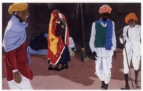 Kapoor, Madhoor (Artist). Mela, 1986 | Painting