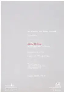 Ramesh, Venkatesu (Artist). Painted Hymns, 2007 | Solo Exhibition Invitation | 00859512