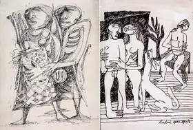 Mondal, Rabin (Artist). Untitled, 1977 | Drawing