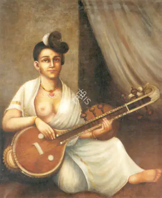 School of Raja Ravi Varma (Artist). Musician, n.d. | Painting