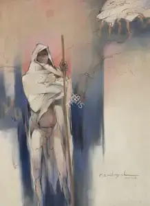 Choyal, P.N. (Artist). Home Return, 2008 | Painting