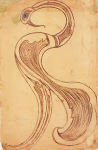 Tagore, Rabindranath (Artist). Untitled, n.d. | Drawing