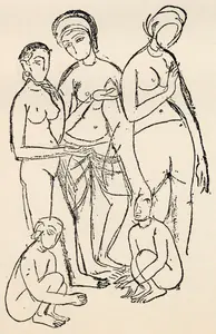 Sher-Gil, Amrita (Artist). Untitled, 1945 | Drawing