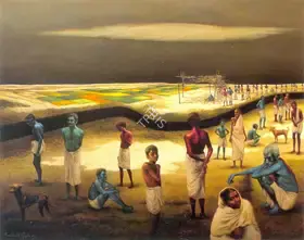 Dasgupta, Kanchan (Artist). Awaiting, 2001 | Painting