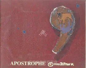 Kallat, Jitish (Artist). Apostrophe, 1998 | Solo Exhibition Catalogue | 00875662