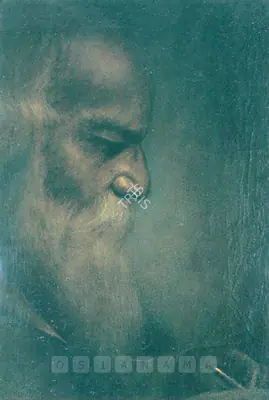 Bose, Atul (Artist). Portrait Of Rabindranath Tagore, n.d. | Painting