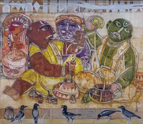 Bandopadhyay, Ramananda (Artist). Untitled, n.d. | Painting