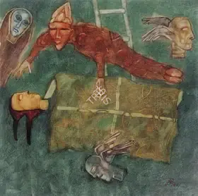 Zharotia, Jai (Artist). Magicians II, 1991 | Painting