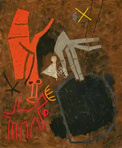 Husain, M.F. (Artist). Untitled, 1959 | Painting