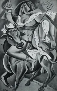 Keyt, George (Artist). Maheswara, 1938 | Painting