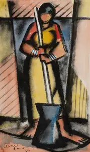 Hassan, Qamarul (Artist). Untitled, 1957 | Painting