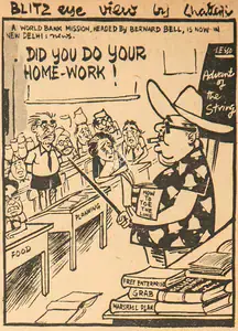 Chatterjee, Basu (Cartoonist). Did You Do Your Home-Work !, 1966 | Cartoons