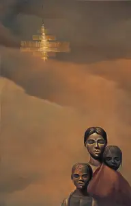Kapoor, Wasim (Artist). Below the Light, 1995 | Painting