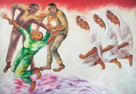 Caur, Arpana (Artist). Visarjan (Immersion), 1986 | Painting