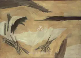 Ramkumar Artist Landscape Oil on canvas 1983 Painting FineArts 00376664