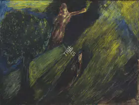 Tagore, Rabindranath (Artist). From Across The Dark, 1937 | Painting