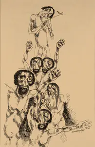 Sanyal, Gopal (Artist). Untitled, 1971 | Drawing