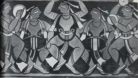 Roy, Jamini (Artist). Sri Chaitanya or Kritain, n.d. | Painting