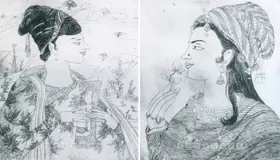 Chughtai, M.A.R. (Artist). Mughal Artist, n.d. | Graphic Art