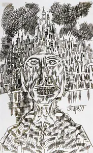 Souza, F.N. (Artist). Untitled, 1959 | Drawing