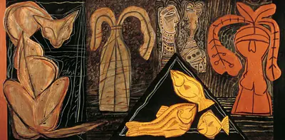 Bhaskaran, R.B. (Artist). Still Life, 2003 | Painting