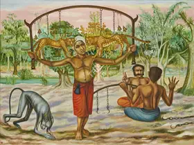 Gopikrishna (Artist). Pulikavadi, 2007 | Painting