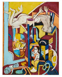 Subramanyan, K.G. (Artist). Untitled, 2004 | Painting