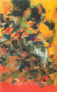 Raza, S.H. (Artist). Untitled, 1959 | Painting