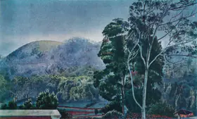Venkatappa (Artist). Landscape, Ootacamund, 1917 | Painting