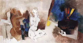 Husain, M.F. (Artist). Untitled, 1968 | Painting